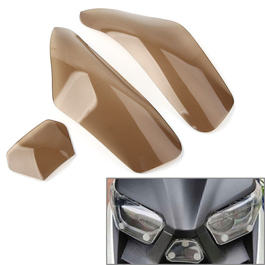 Front Headlight Guard Shield Screen Lens for YAMAHA XMAX250 XMAX300 17-18 Smoke Q