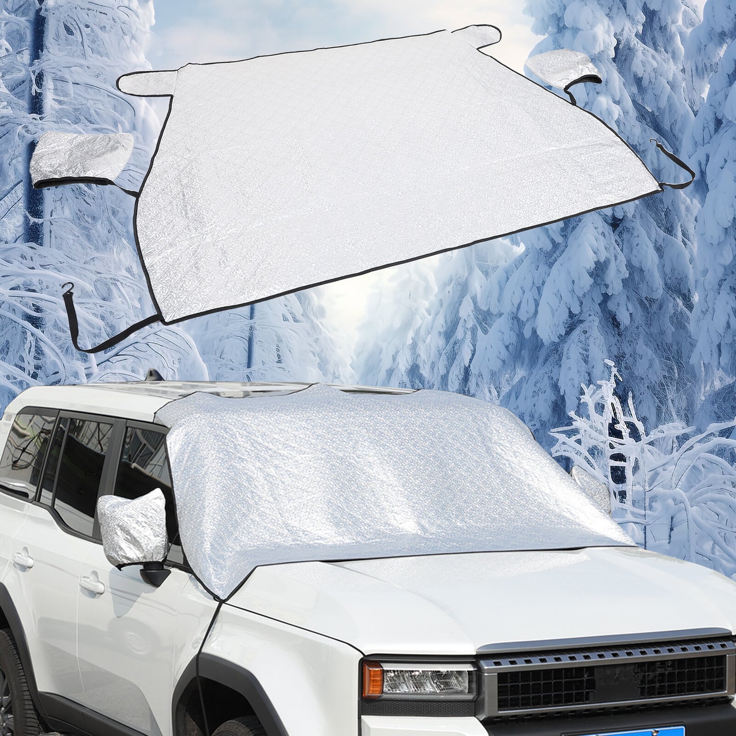 Front window snow/ice shading for 2024+ Prado for Land Cruiser - n