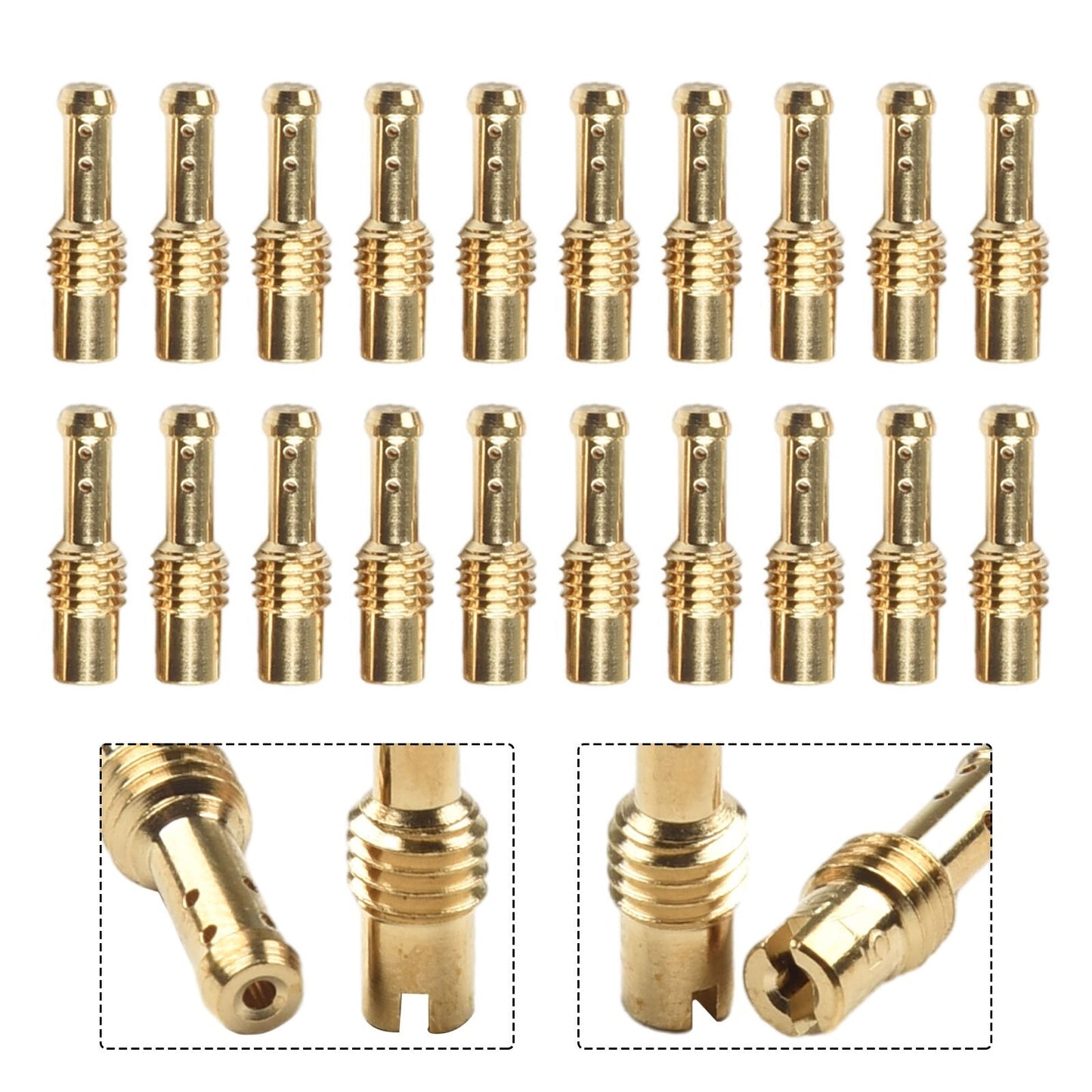 20pcs Carburetor 12.5 60 Parts For Jet 8 Bleed Holes Kit For VM v