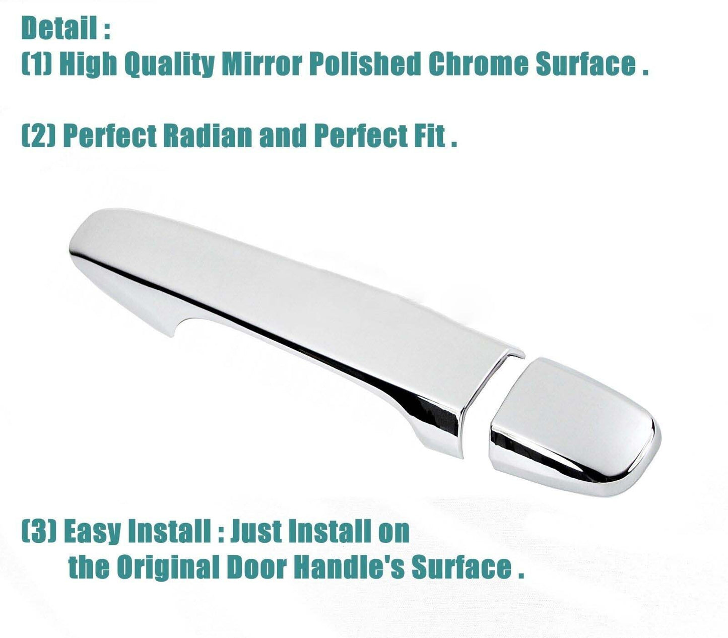 for Toyota Venza Wagon 2009-2015 Chrome Side Door Handle Covers For Accessories