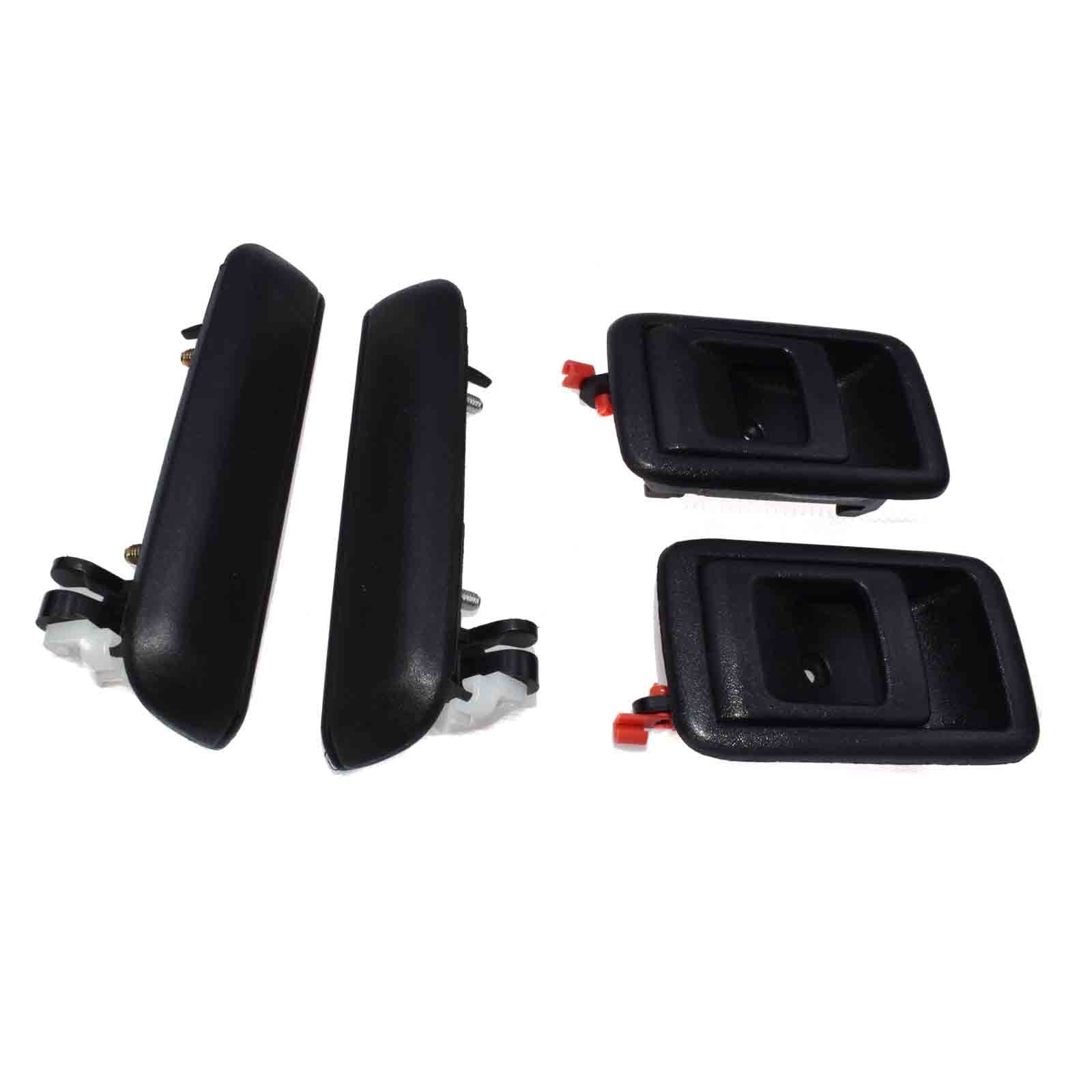 4-piece black exterior door handle, front left handle, suitable for 95-98 Terrace n