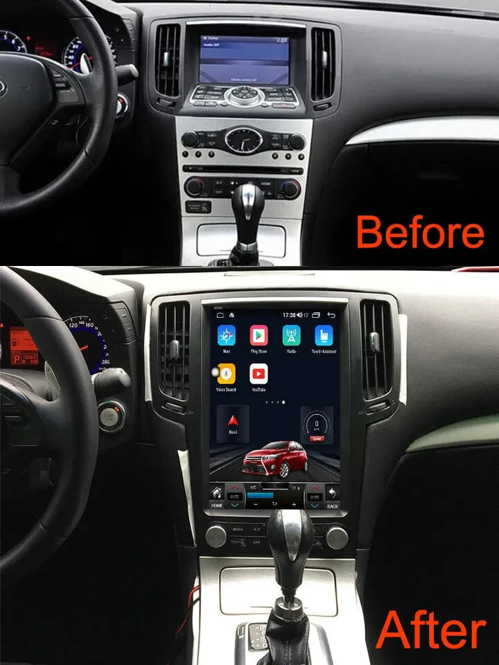 for Infiniti G35 G37 2007-15 12.1'' Android Vertical Screen Car Gps Radio n