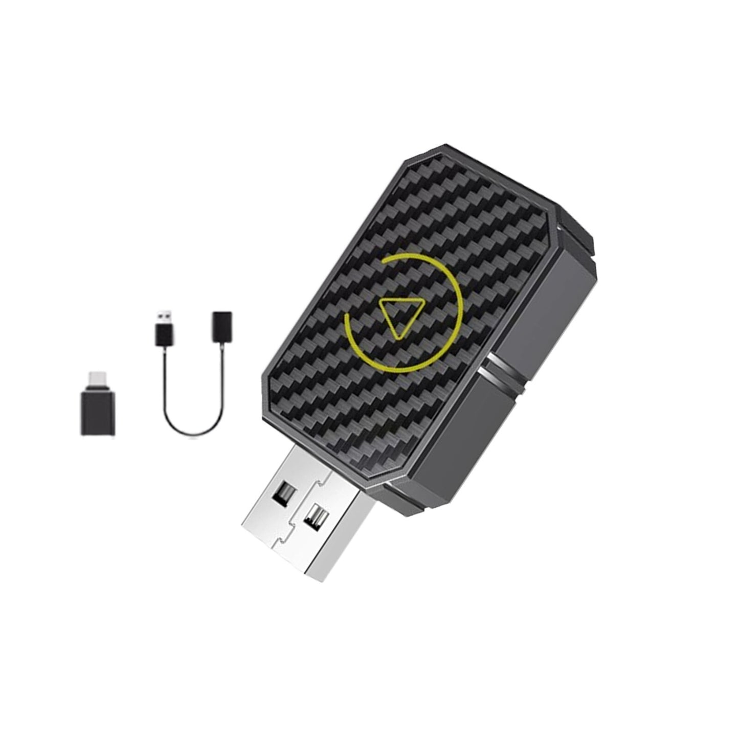 for Mini Wireless CarPlay Adapter Plug & Play Low Latency Converts Wired