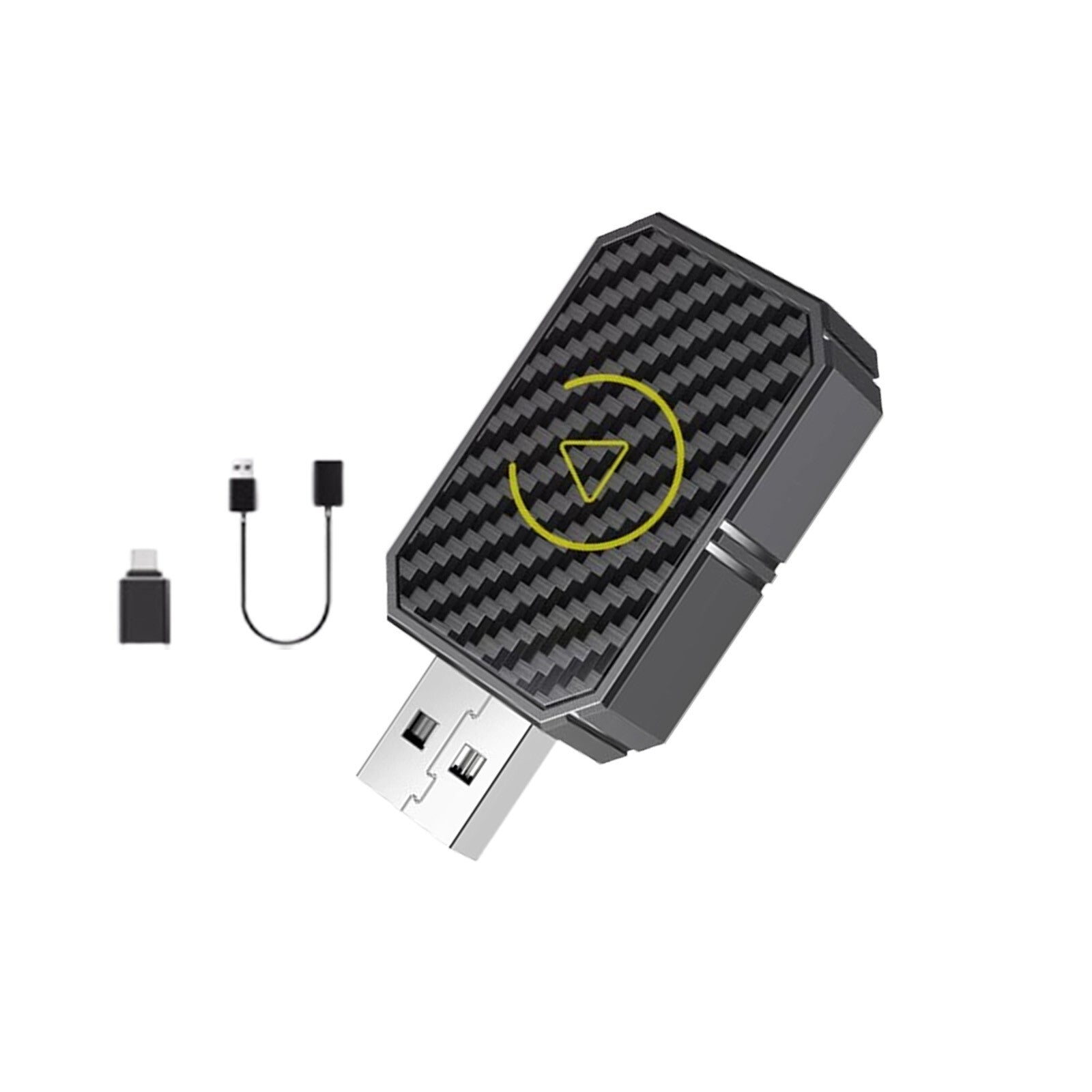 for Mini Wireless CarPlay Adapter Plug & Play Low Latency Converts Wired