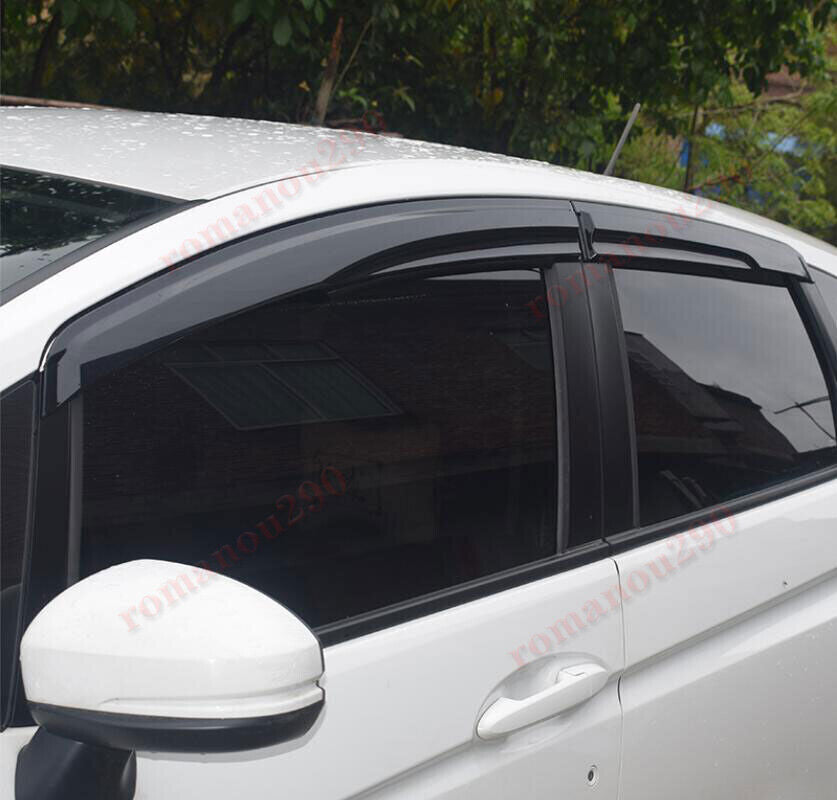 for Honda Fit 2015-2020 Smoke Window Wind Visors Sun Rain Guard Vent Deflectors
