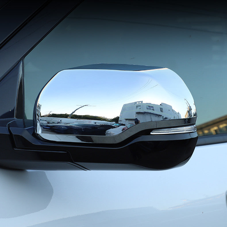 2X ABS Chrome Side Door Mirrors Rearview Trim Cover for Toyota Tundra 2022-2024