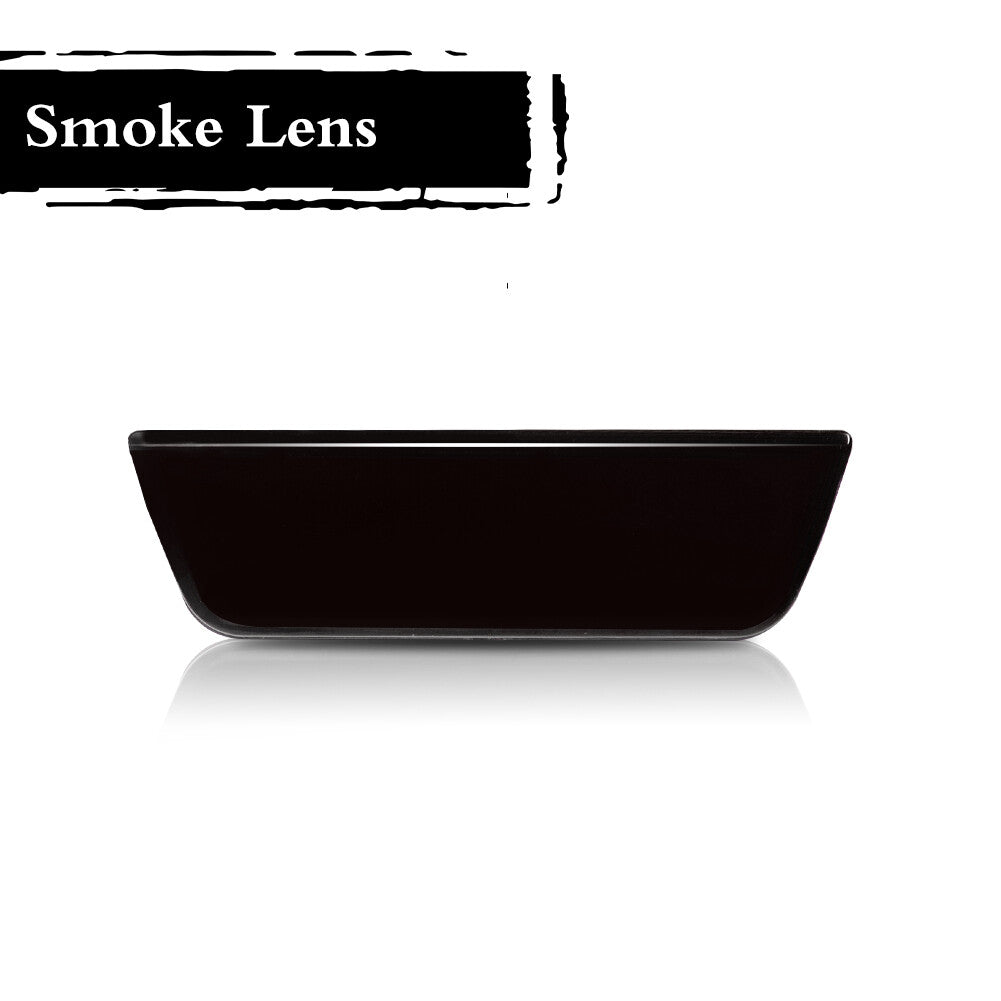 Smoked rear fog light tail brake light red LED light for 2011 - 14 for Juke etc - v