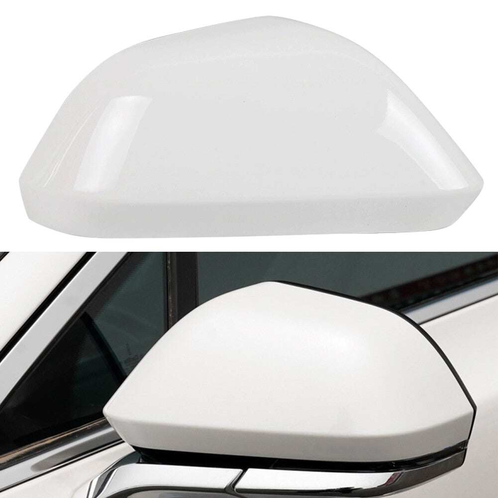 Left White Side Rear View Mirror Cover Trim Fit for Lincoln MKZ 2013-2020 v