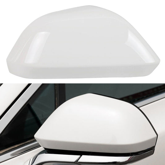 Left White Side Rear View Mirror Cover Trim Fit for Lincoln MKZ 2013-2020 v
