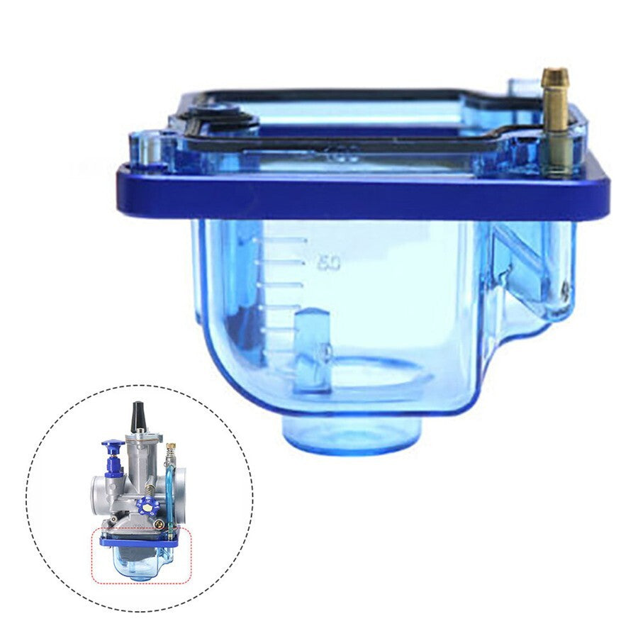 Motorcycle Carburetor Bottom Float Bowl Transparent Plastic For PWK I II III Q