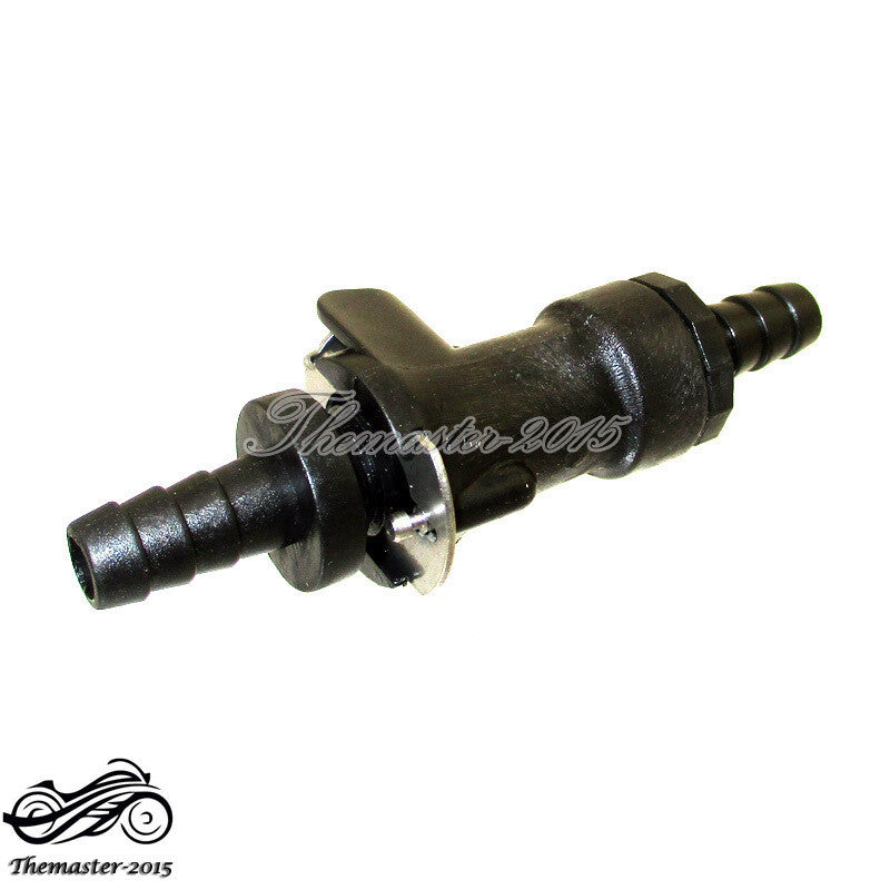 5/16 Fuel Gas Line Quick Connect Disconnect For ATV Single Shut Off Motorcycle Q
