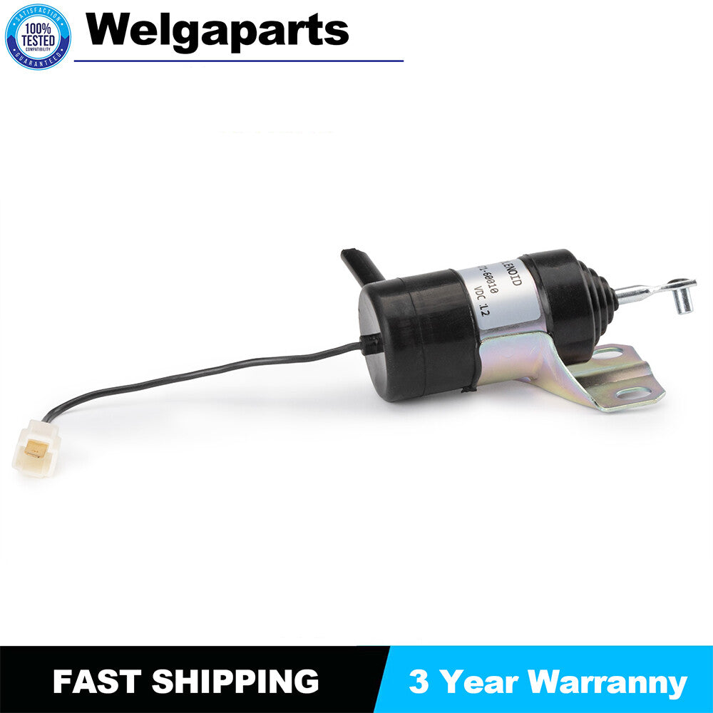 12V Fuel Shut Off Stop Solenoid SA-4335-12 3930233 for 6BT 5.9L 6CT 8.3L