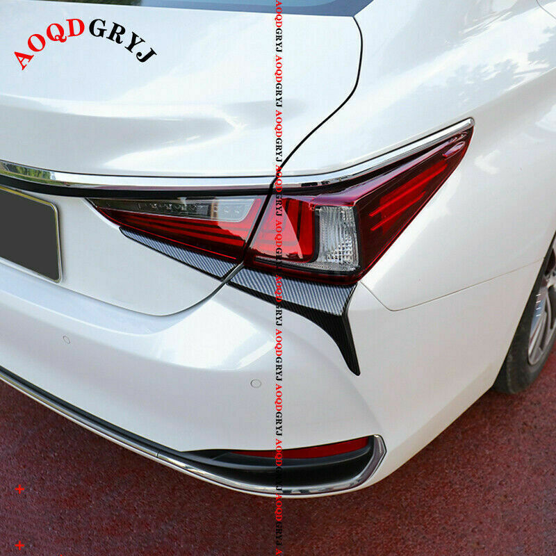 for Lexus ES300H 250 350 2019-22 carbon fiber Rear Tail Light Lamp Moulding Trim