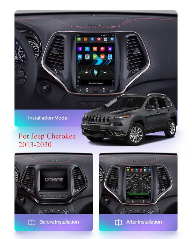 Vertical Wi-Fi 2+32GB for 2013 for Jeep Cherokee, Android 10.1, Stereo Radio, GPS Navigation n