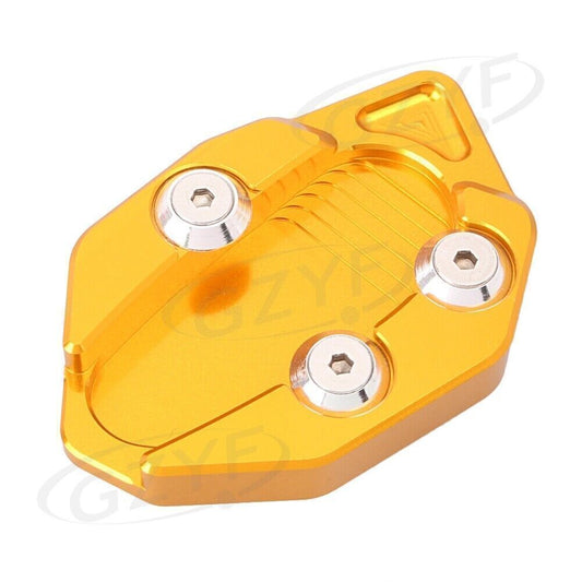 Side Kickstand Stand Foot Plate Extension Pad for Yamaha T-MAX 530 2012-15 GOLD Q