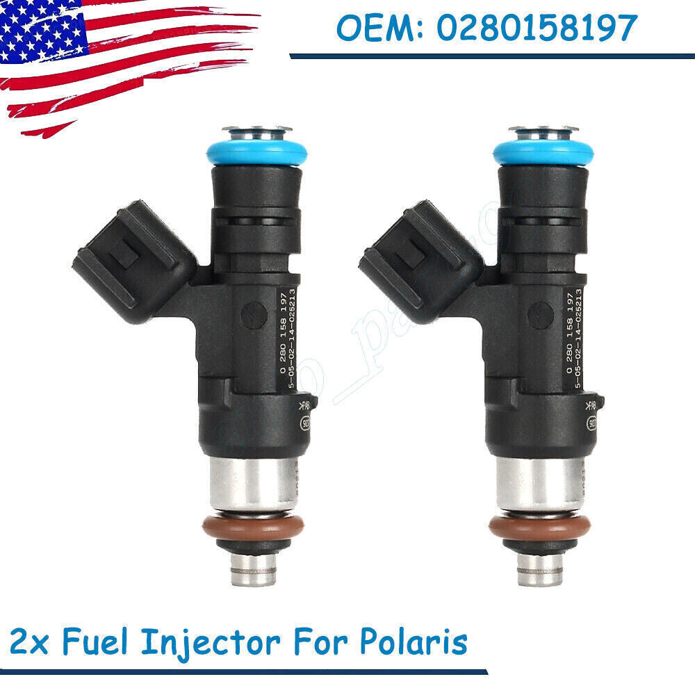2-piece fuel injector kit for Polaris RANGER CREW800 and RANGER XP800 0280158197 US- n