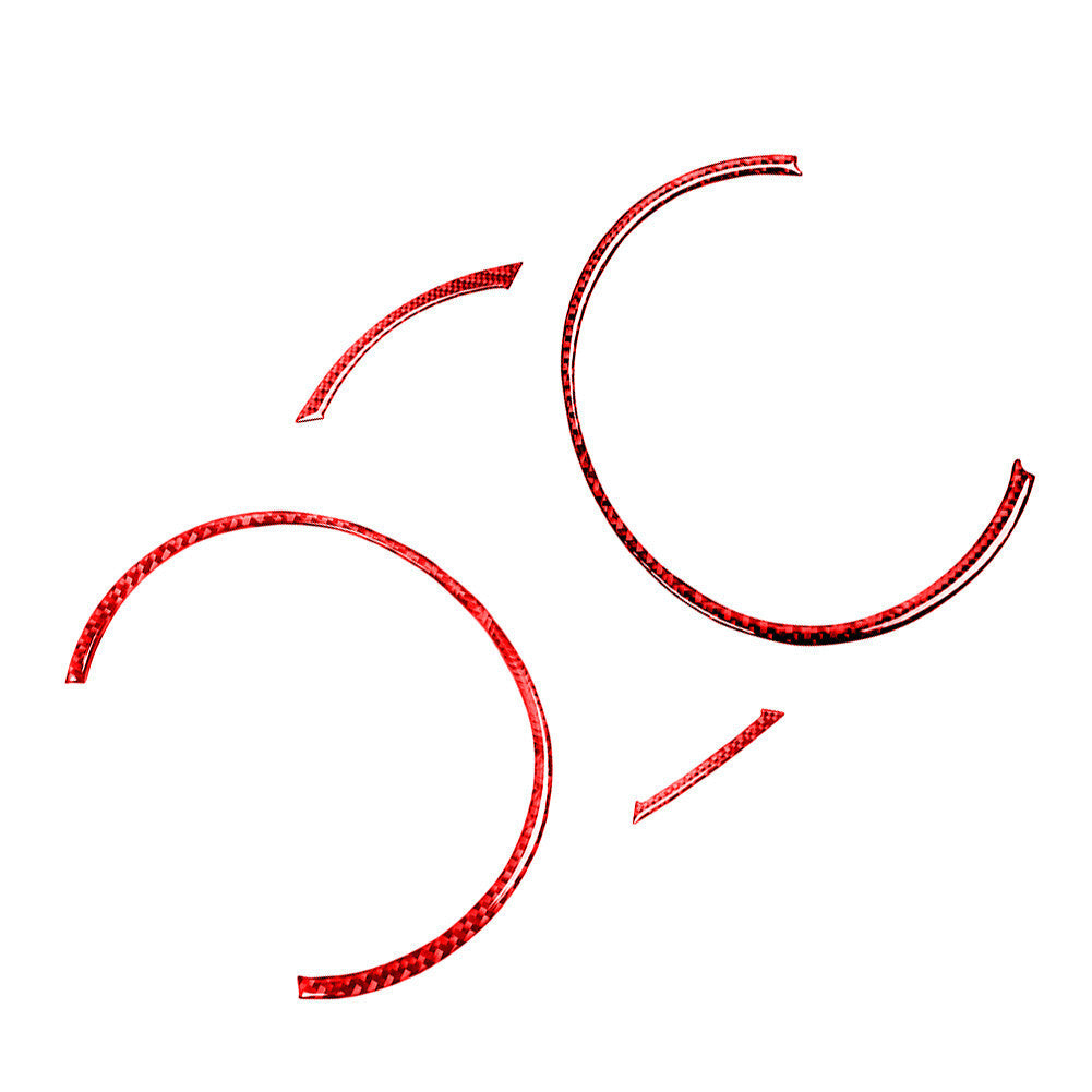 Red Carbon Fiber Below Speedometer Cover Trim For Colorado 2004-12/ for Canyon 05-12 v