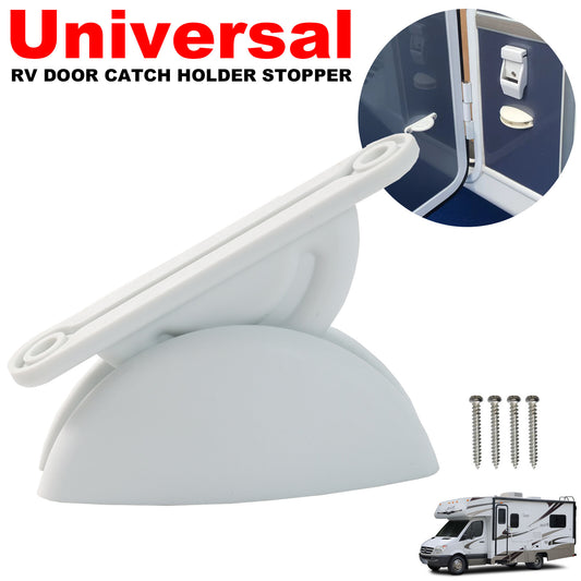 X1 Door Holder_Door Stop Door Stop Caravan Motorhome Caravan Half Moon White Q