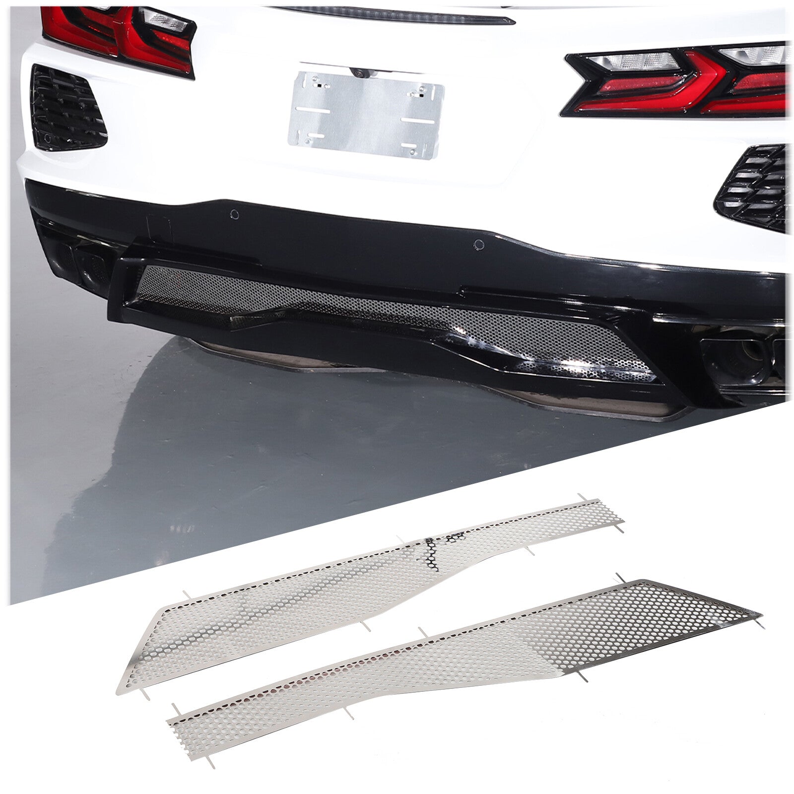 ABS glossy black front and rear badge decorative ring suitable for Subaru WRX 2021-2023- v