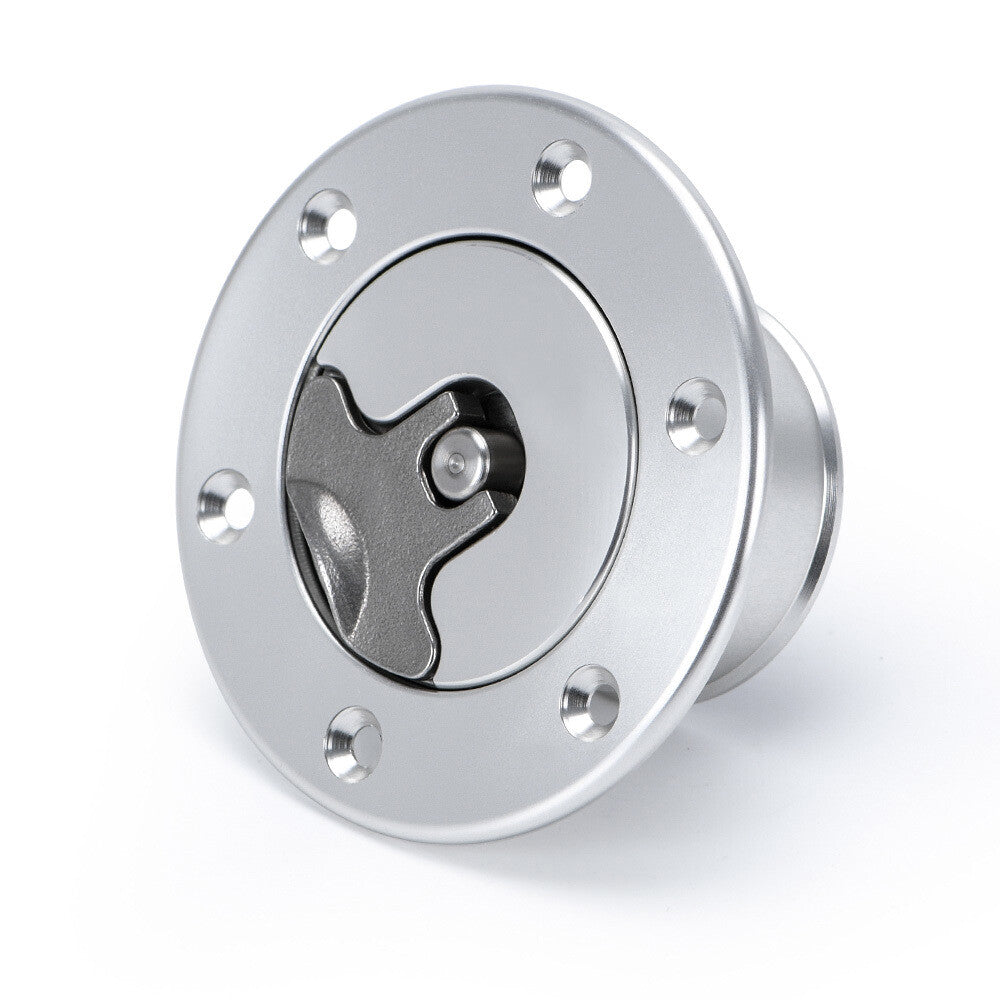 PQY Aluminum Aircraft Hotrod Ratrod Gas Fuel Filler Cap Flush Mount ID: 35.5MM