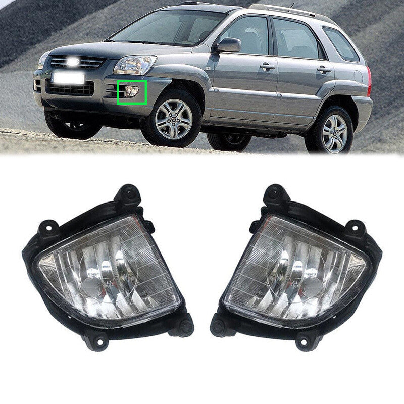 Front Bumper Fog Lamp for Kia Sportage 2.0L 2.7L 2005-2007 Left+Right