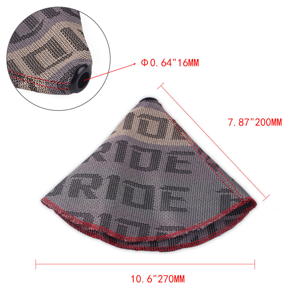 Universal Bridal Ultra Fabric Manual Car Gear Shifter Boot Cover Q