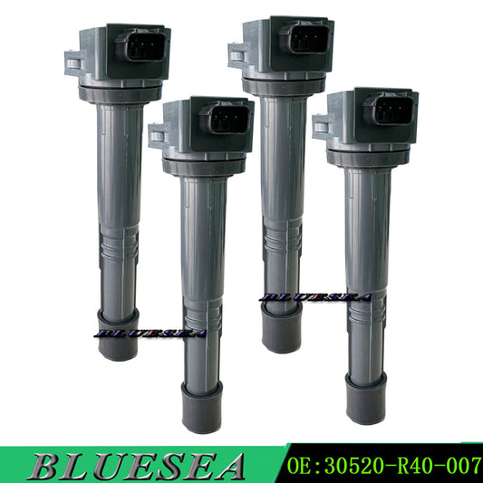 4 Ignition Coils for Honda Accord, for Civic , CR-V, for Acura ILX 2.4L 30520-R40-007
