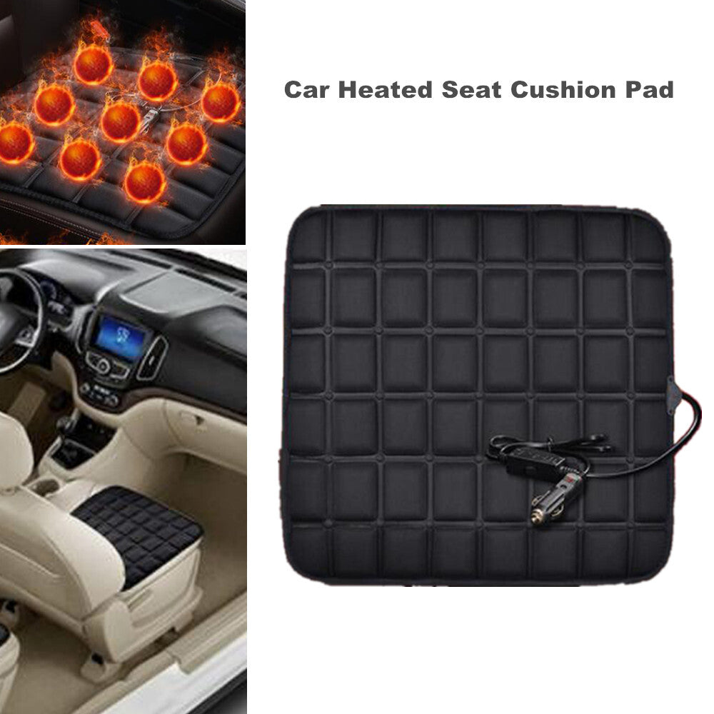 12-24V Car Heated for Seat Cushions, Breathable, Comfortable, Universal for Seat Covers n