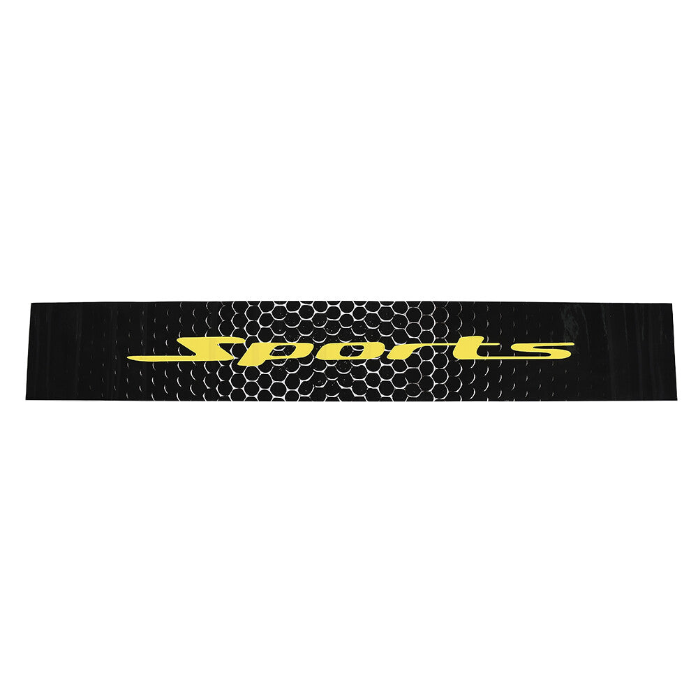 Front Windshield Decal,Car Front Rear Window Sticker, Yellow Sprots Vinyls