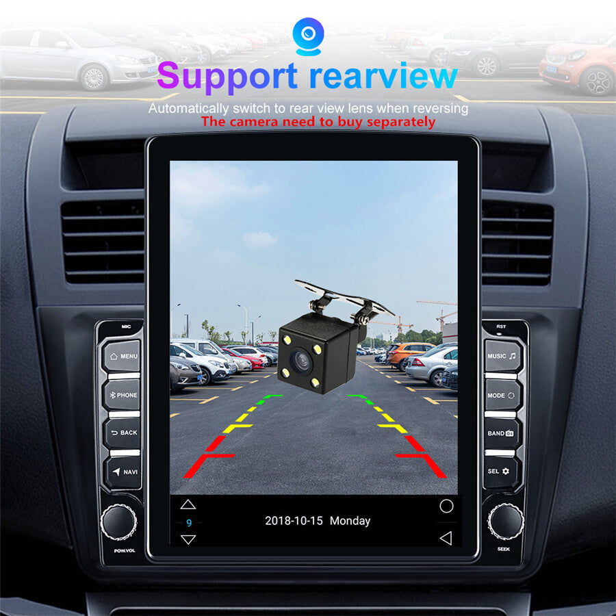 9.7'' Android 9.1 Car Stereo Radio Player GPS Navigation Head Unit Mirror Link