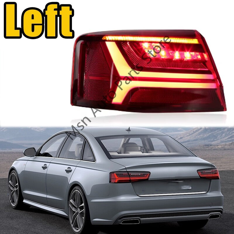 Left for Audi A6L C7 PA 2016-2018 LED Rear Tail Light Brake Light Turn Signal