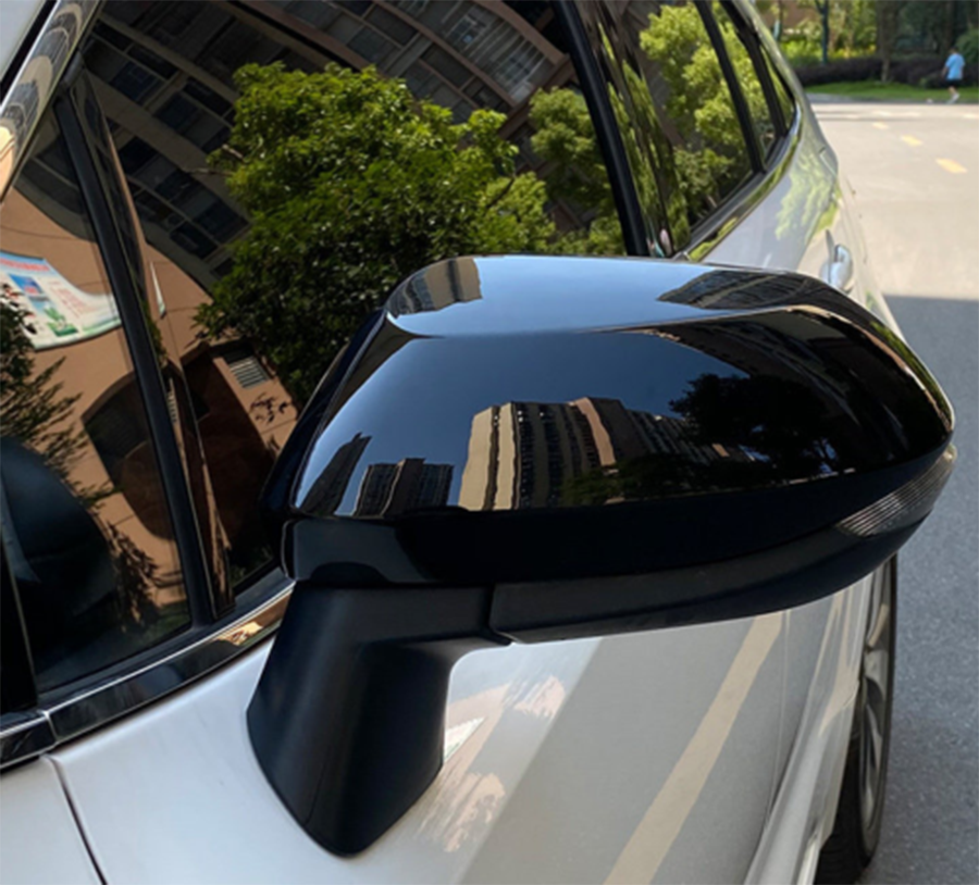 for Toyota for Corolla 2019-2023 Bright Black Side Door Rearview Mirror Cover cap
