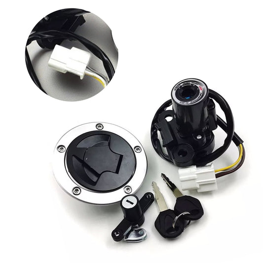 Ignition Switch Fuel Gas Cap Lock Set Fit for Kawasaki 650/EX650 2012-20lk