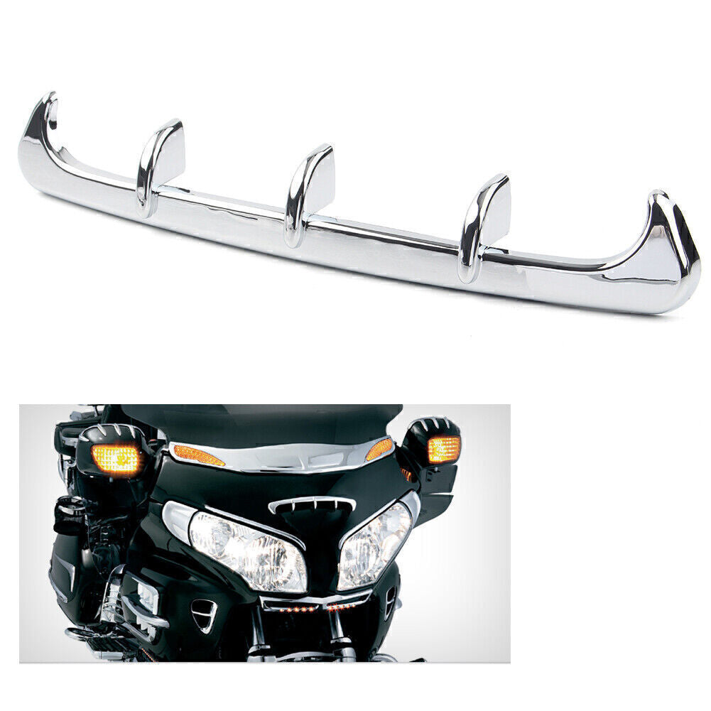 for Honda Goldwing GL1800 2001-2011 Fairing ABS Chrome Scoop Air Vent Duct Trim Q