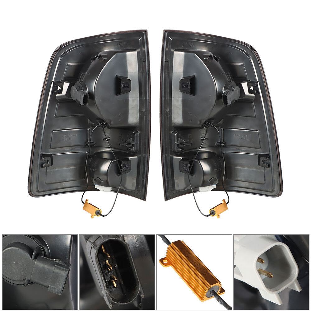 A pair of black taillight assemblies for 2009-2018 for Dodge for Ram 1500 10-18 for Ram 2500/3500- n