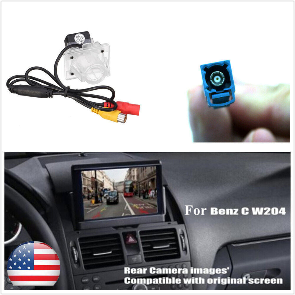 Rear View Backup Camera US Ship for Mercedes-Benz C Class W204 S204 E Class W212 Q