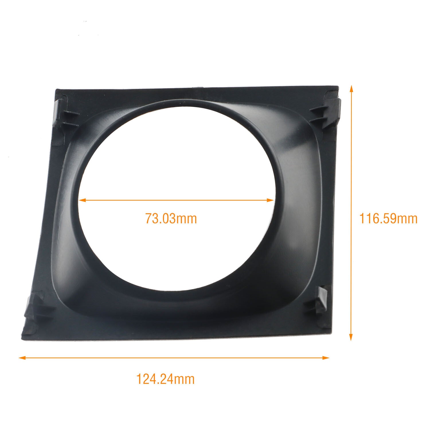 Black Front Bumper Center Trim Bezel for Jeep Grand Cherokee 2014 2015 New