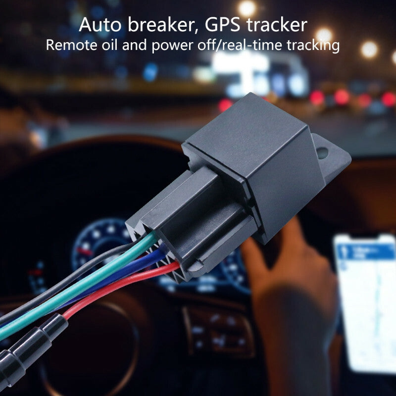 Car GPS Tracker Tracking Relay Device GSM Locator Anti-theft Monitoring Cut off