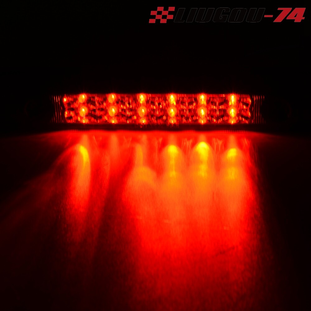 Fits 2001-04 for Frontier Smoked Rear Led Third Brake Light Cargo Light - v