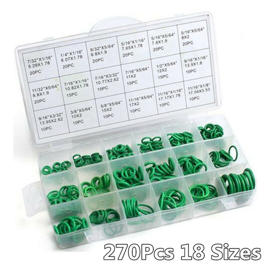 270x/set Car A/C System Air Conditioning Repair HNBR Rubber O-Ring Seal Kit Box n