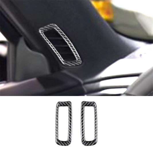 2Pcs Carbon Fiber Side Air Vent Outlet Cover Trim for Mazda CX-9 2016-2022