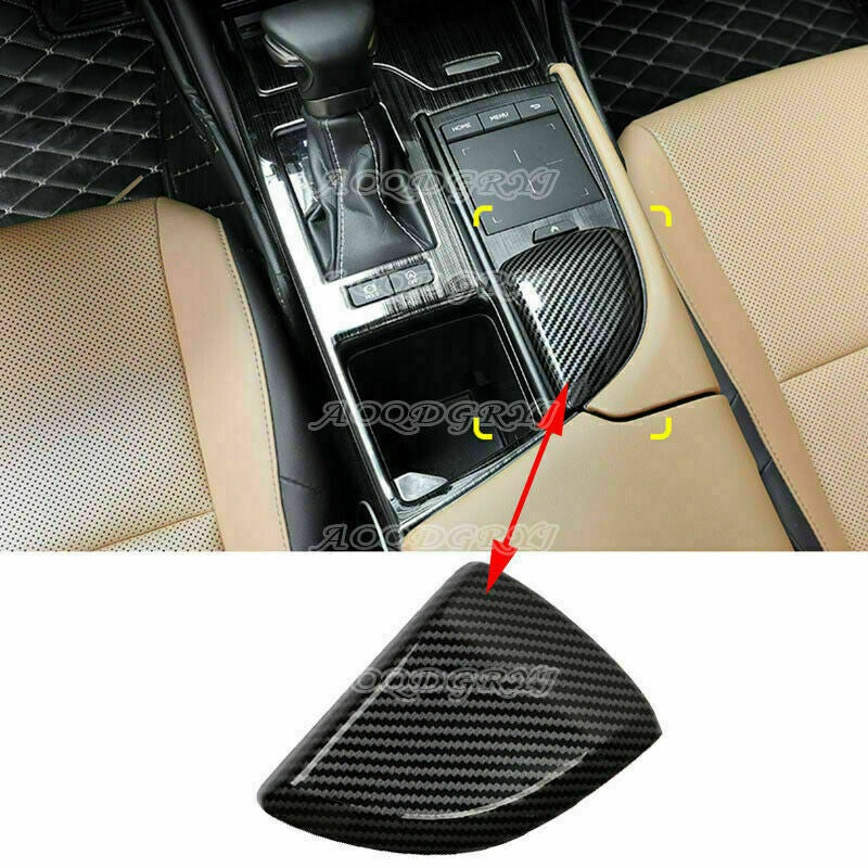 for Lexus ES350 300h 2019-2022 Carbon Fiber ABS Gear Shift Box Panel Cover Trim