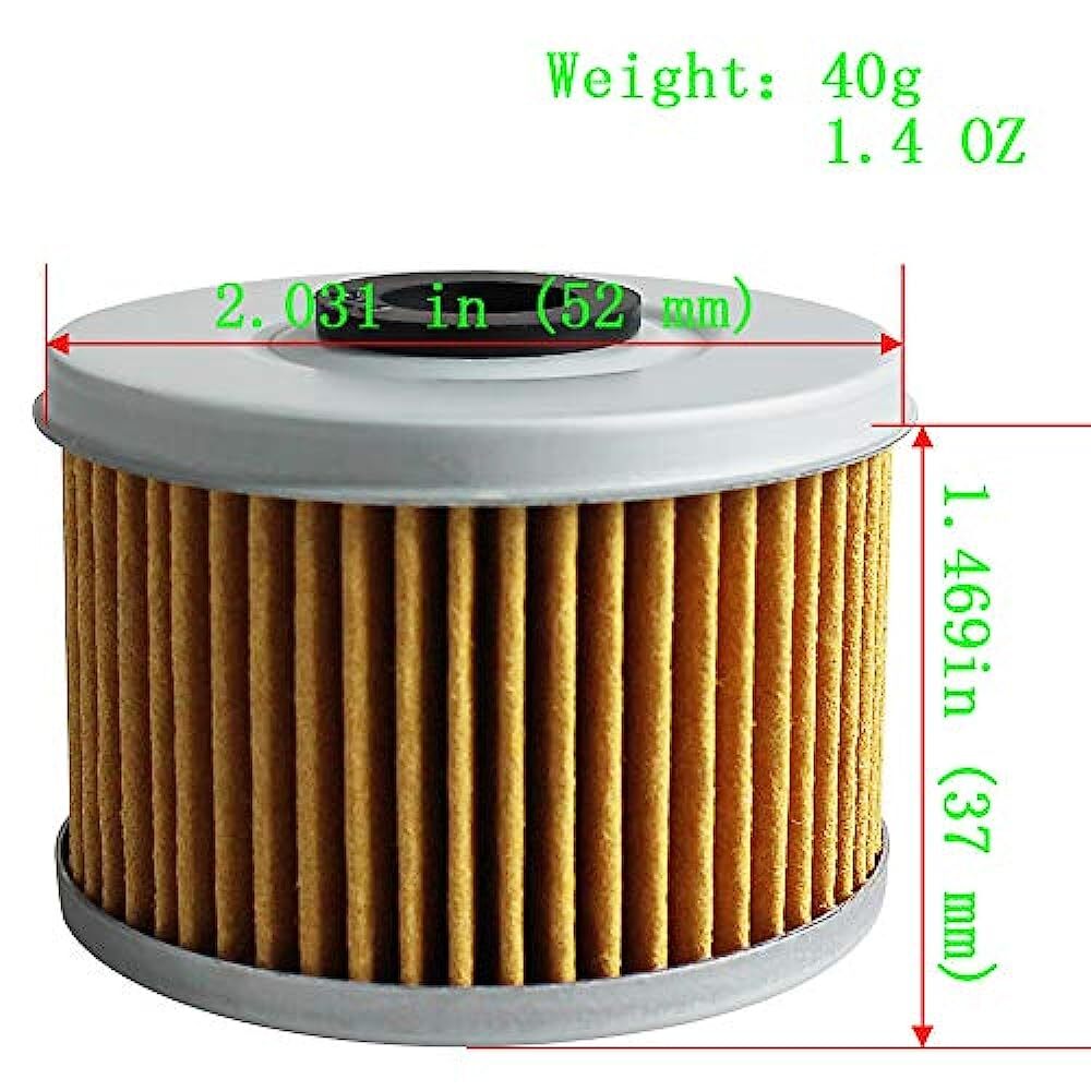 Oil Filter for Honda TRX200D FOURTRAX 200 1990-1997 TRX 250 1987 TRX250X 1989-90