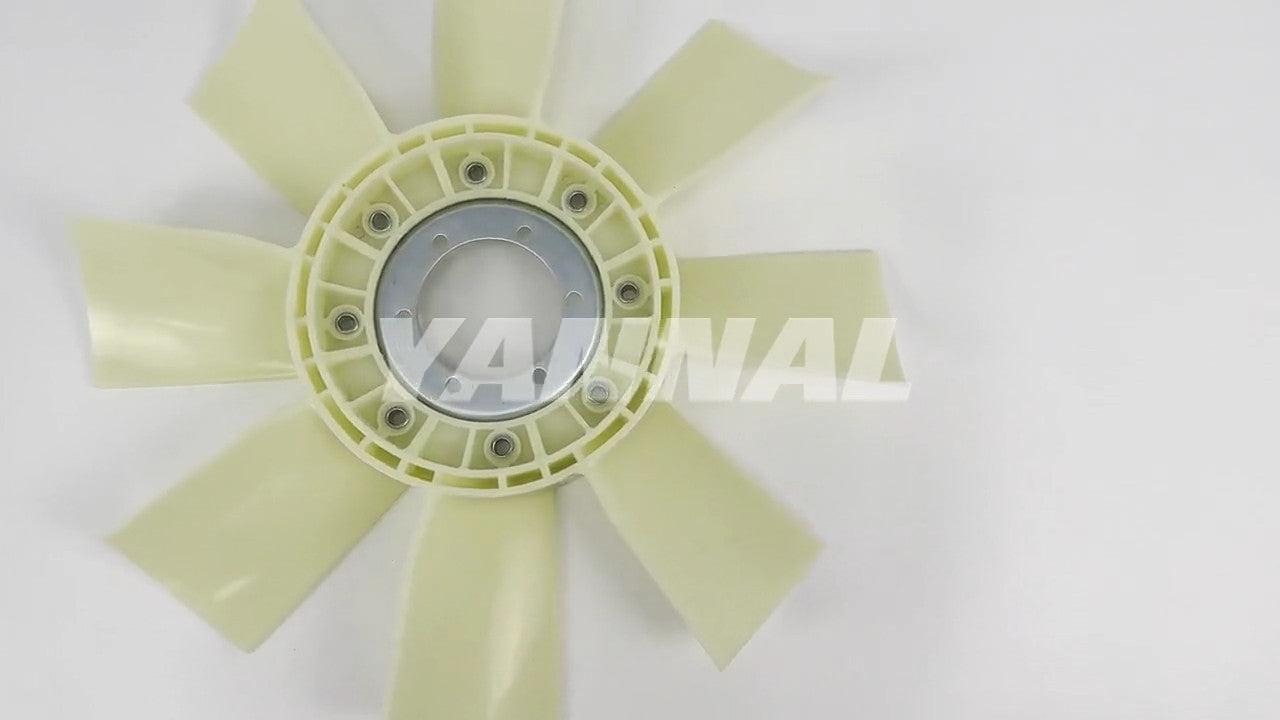 W06D fan blades 1.64E+144 8 blades 6 holes suitable for Hino excavator engines.