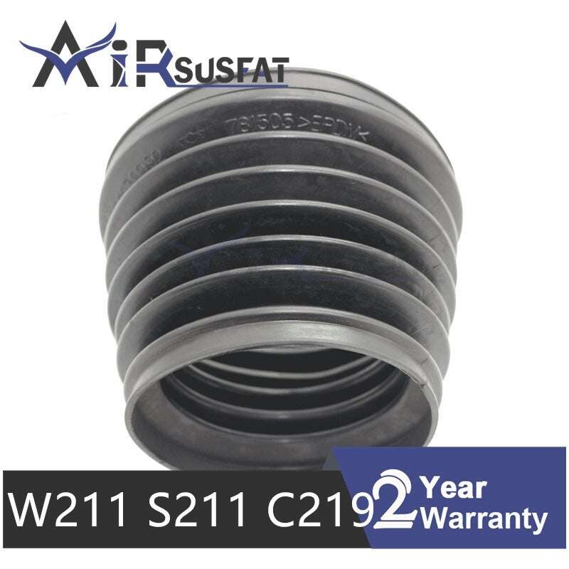 2X Front Air Suspension Shock Dust Cover Boots for Mercedes W211 S211 RWD AWD