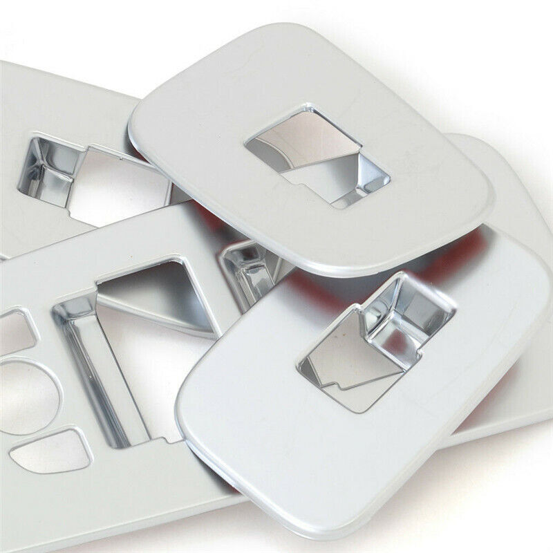 for Volvo XC60 2018-2021 Silver Door Winddow Lift Switch Panel Cover Trim 4PCS