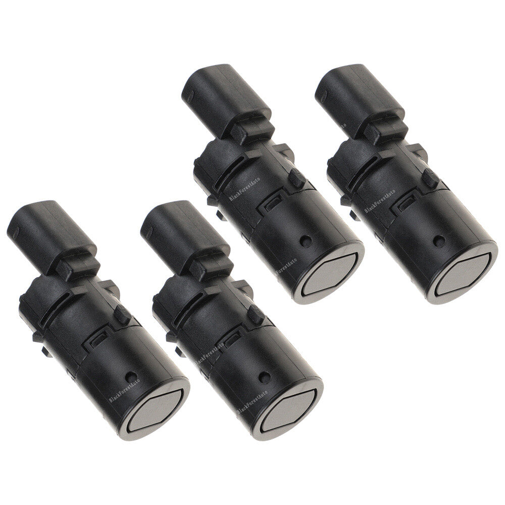 4Pcs Parking Sensor PDC Sensor Rear Fit for BMW E38 E39 E53 for X5 66216902182 Black Q