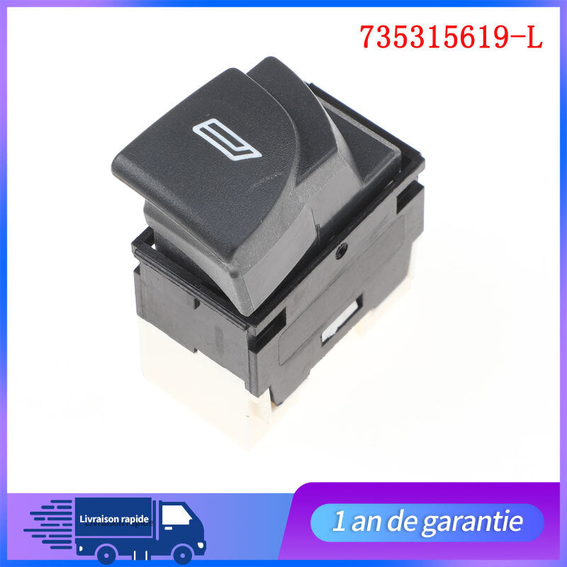 Commande Bouton Leve vitre pour JUMPER BOXER DUCATO 735315619, 6554.T3, 6554T3 n