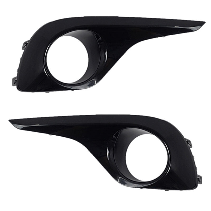 Pair Front Bumper Grille Fog Light Cover for Toyota Highlander 2012 2013 2014