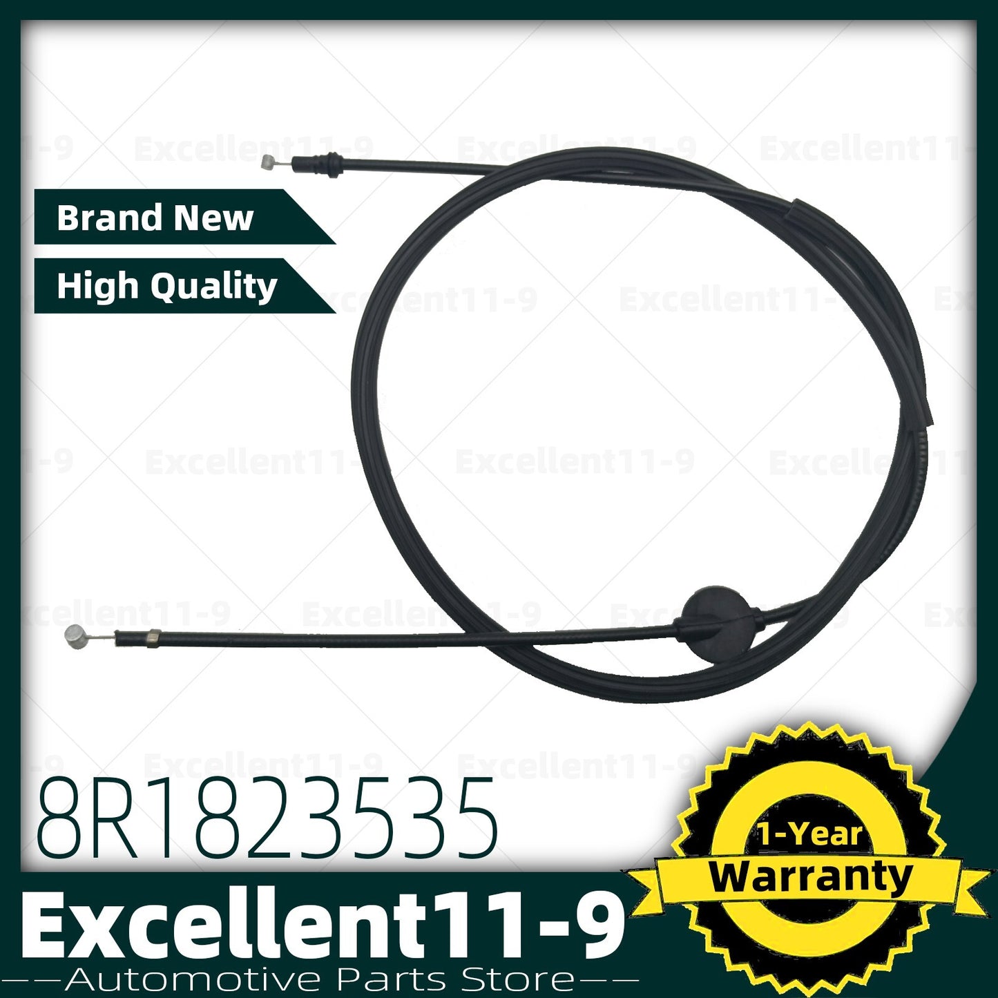 #8R1823535 Front hood latch cap release cable for Audi Q5 2009 2010 - 2016 2017 - n